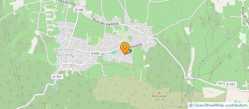 localisation de l'entreprise MONSIEUR JEROME HERLEMANN  SAINT-VICTOR-LA-COSTE