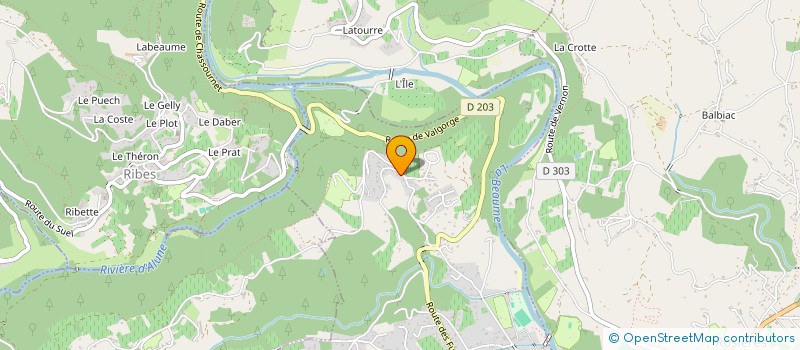 localisation de l'entreprise MONSIEUR JEROME HERMANTIER  JOYEUSE