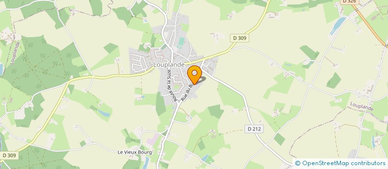 localisation de l'entreprise MONSIEUR JEROME HERMENIER  LA SUZE-SUR-SARTHE