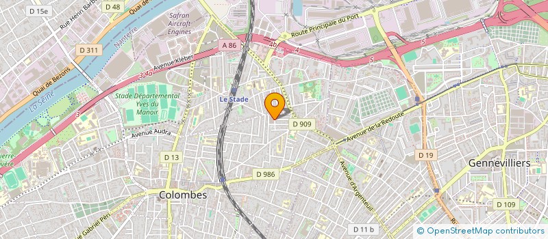 localisation de l'entreprise MONSIEUR JEROME HERVE à COLOMBES