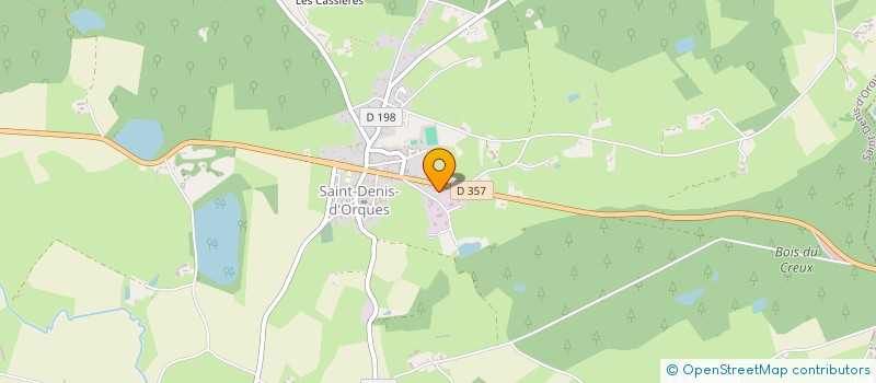 localisation de l'entreprise MONSIEUR JEROME HERVET  SAINT-DENIS-D'ORQUES