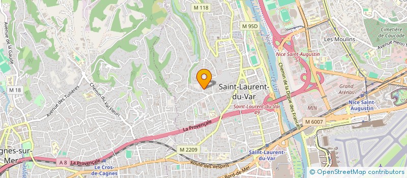 localisation de l'entreprise MONSIEUR JEROME HIEZELY à SAINT-LAURENT-DU-VAR