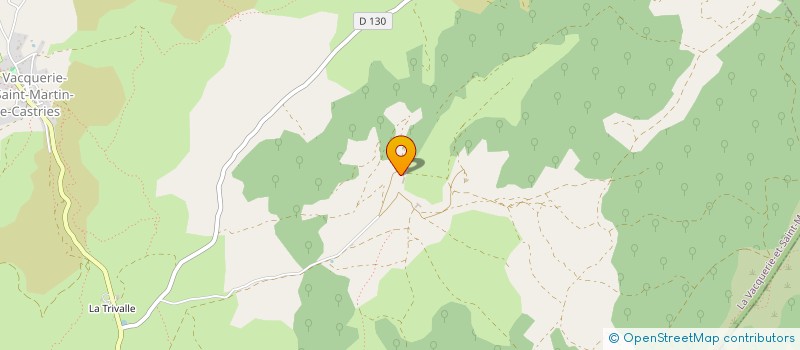 localisation de l'entreprise MONSIEUR JEROME HIGONENC  LA VACQUERIE-ET-SAINT-MARTIN-DE-CASTRIES