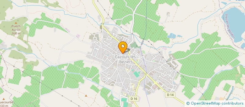 localisation de l'entreprise MONSIEUR JEROME HINTZE à CAZOULS-LES-BEZIERS