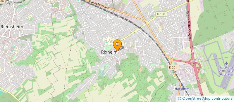 localisation de l'entreprise MONSIEUR JEROME HIRTZLIN  RIXHEIM