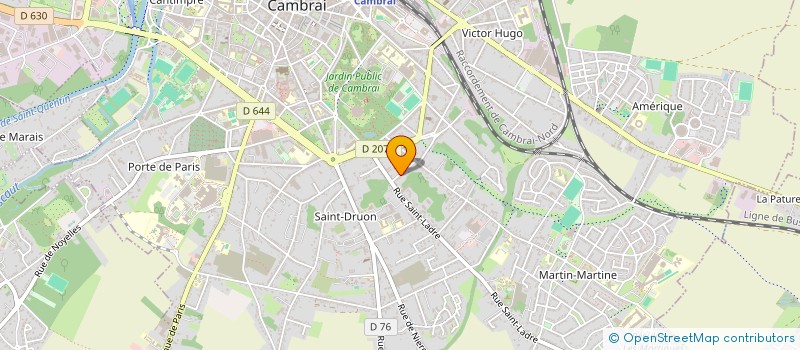 localisation de l'entreprise MONSIEUR JEROME HISBERGUE  CAMBRAI