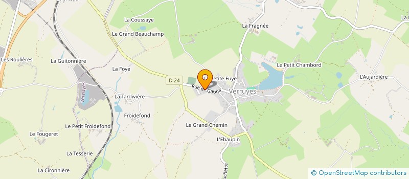 localisation de l'entreprise MONSIEUR JEROME HIVET  VERRUYES