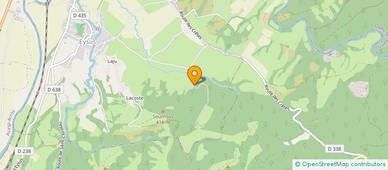 localisation de l'entreprise MONSIEUR JEROME HOURAT  EYSUS