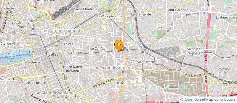 localisation de l'entreprise MONSIEUR JEROME HOURDAIN à MARSEILLE