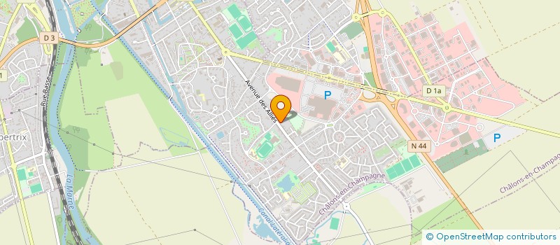 localisation de l'entreprise MONSIEUR JEROME HUARD  CHALONS-EN-CHAMPAGNE