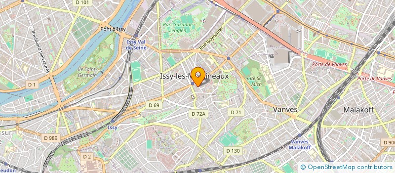 localisation de l'entreprise MONSIEUR JEROME HUBERT à ISSY-LES-MOULINEAUX