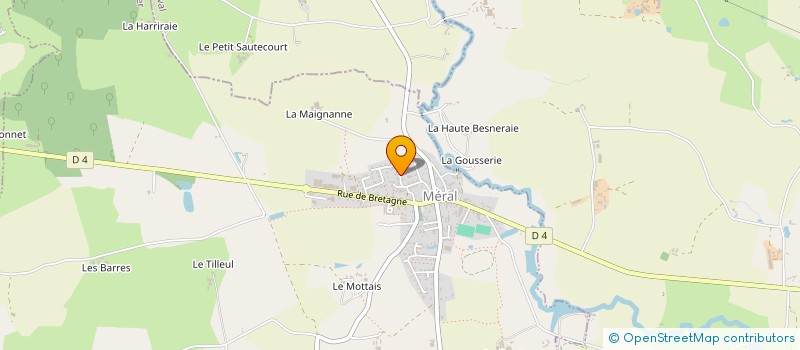 localisation de l'entreprise MONSIEUR JEROME HUET à MERAL