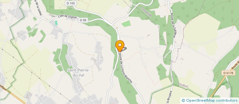 localisation de l'entreprise MONSIEUR JEROME HUGON  SAINT-PIERRE-DU-VAL