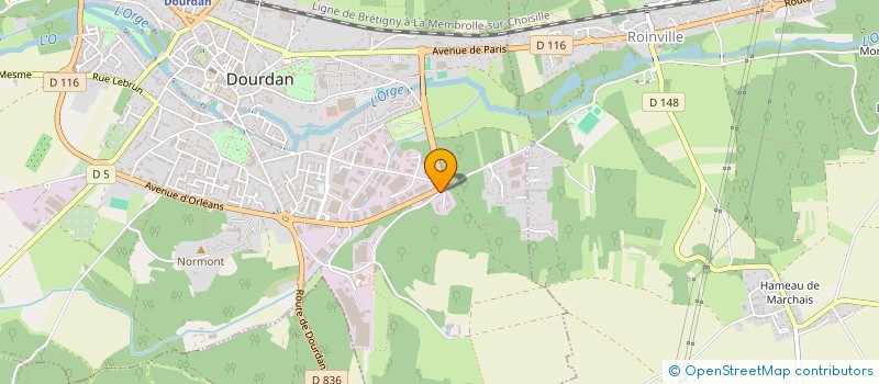 localisation de l'entreprise MONSIEUR JEROME HUISSIER à DOURDAN