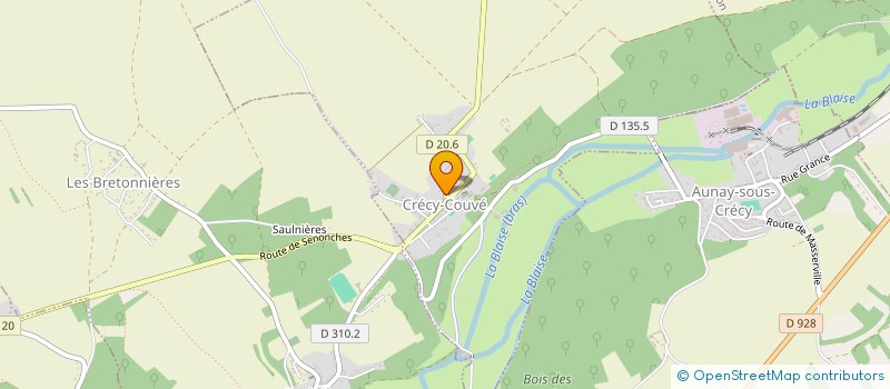 localisation de l'entreprise MONSIEUR JEROME HULIN à CRECY-COUVE