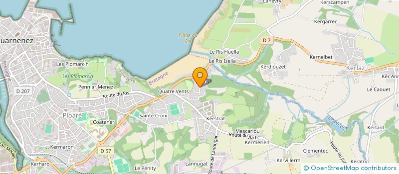 localisation de l'entreprise MONSIEUR JEROME HUON DE PENANSTER  DOUARNENEZ