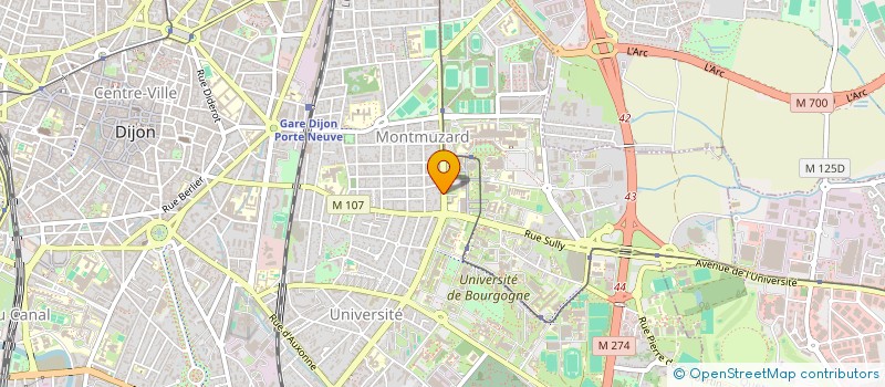 localisation de l'entreprise MONSIEUR JEROME HUROU à DIJON