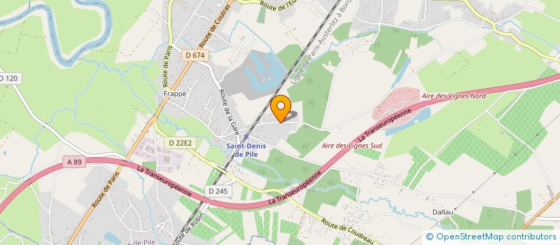 localisation de l'entreprise MONSIEUR JEROME HURSTEL  SAINT-DENIS-DE-PILE