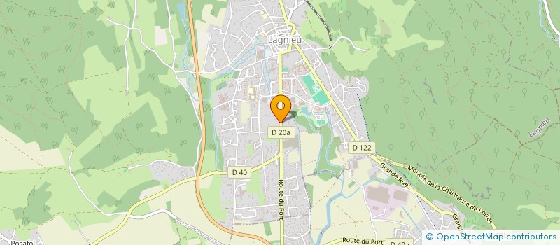 localisation de l'entreprise MONSIEUR JEROME HUSS  LAGNIEU