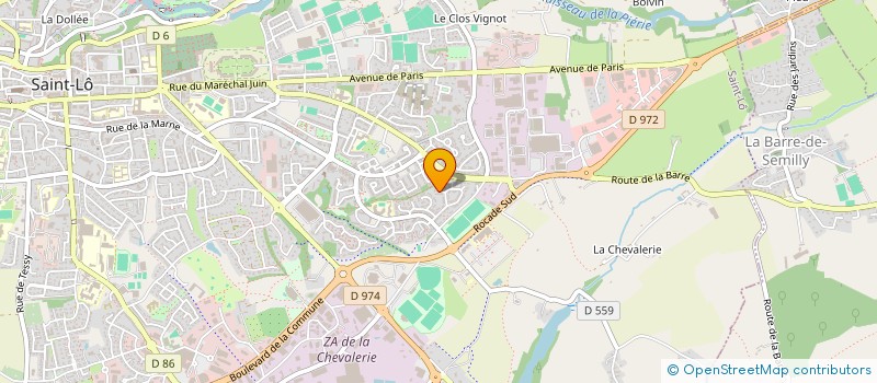 localisation de l'entreprise MONSIEUR JEROME HYDE  SAINT-LO