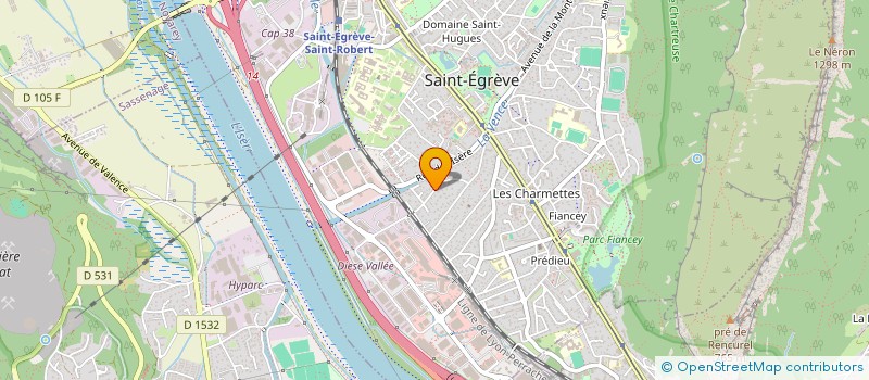 localisation de l'entreprise MONSIEUR JEROME ICORD  SAINT-EGREVE