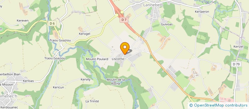 localisation de l'entreprise MONSIEUR JEROME JACOB à LANNEBERT