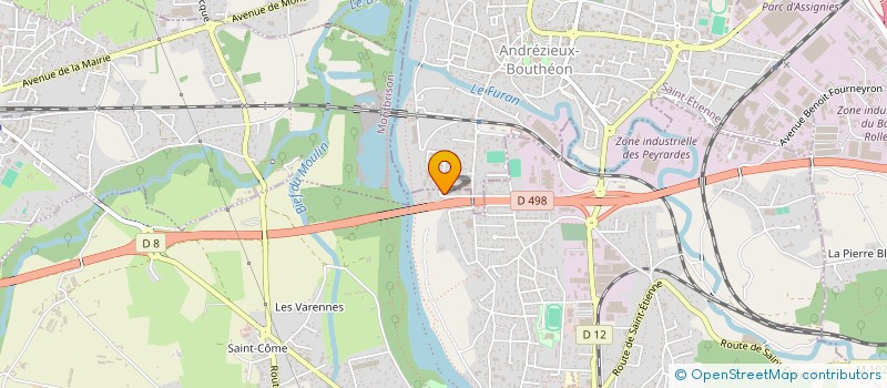 localisation de l'entreprise MONSIEUR JEROME JACQUIN  SAINT-JUST-SAINT-RAMBERT