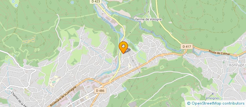 localisation de l'entreprise MONSIEUR JEROME JACQUOT à GERARDMER