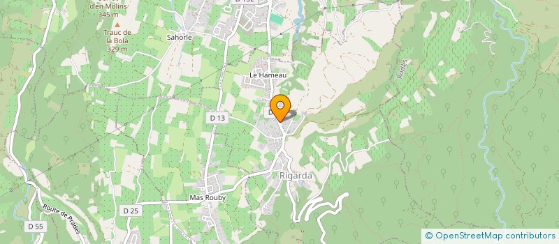 localisation de l'entreprise MONSIEUR JEROME JALABERT  RIGARDA