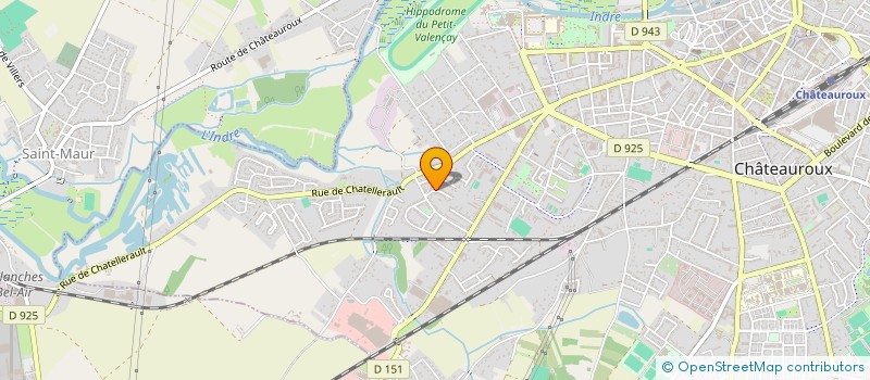 localisation de l'entreprise MONSIEUR JEROME JALIN à CHATEAUROUX