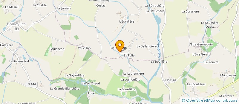 localisation de l'entreprise MONSIEUR JEROME JAMET  CHAMPFREMONT