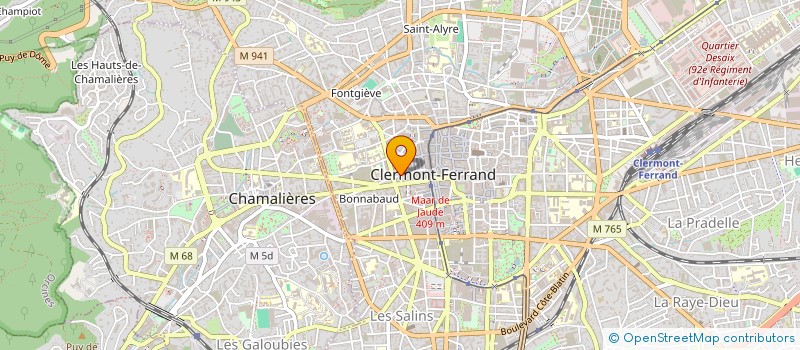 localisation de l'entreprise MONSIEUR JEROME JANICOT  CLERMONT-FERRAND