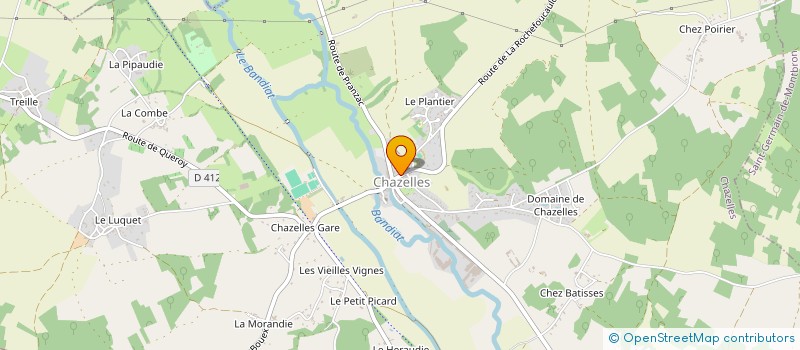 localisation de l'entreprise MONSIEUR JEROME JARRON à CHAZELLES