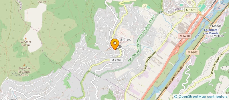 localisation de l'entreprise MONSIEUR JEROME JASSIGNEUX  GATTIERES