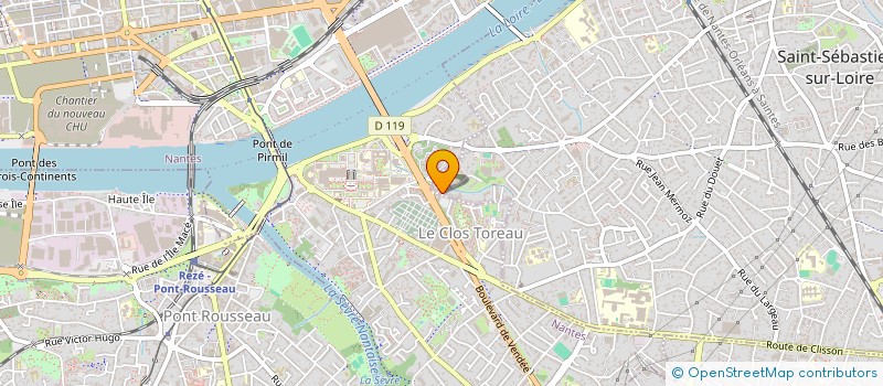 localisation de l'entreprise MONSIEUR JEROME JAUNET  SAINT-SEBASTIEN-SUR-LOIRE