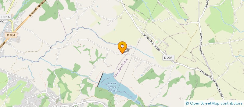 localisation de l'entreprise MONSIEUR JEROME JAYMES  SERRES-CASTET