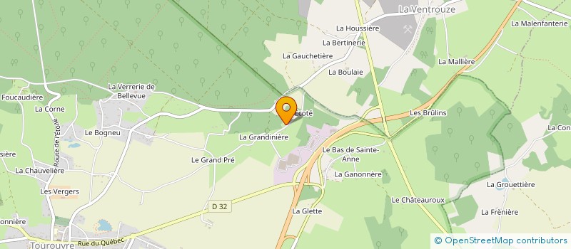 localisation de l'entreprise MONSIEUR JEROME JEANVRIN à TOUROUVRE AU PERCHE