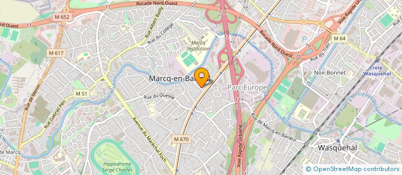 localisation de l'entreprise MONSIEUR JEROME JEROME DALLONGEVILLE à MARCQ-EN-BARŒUL