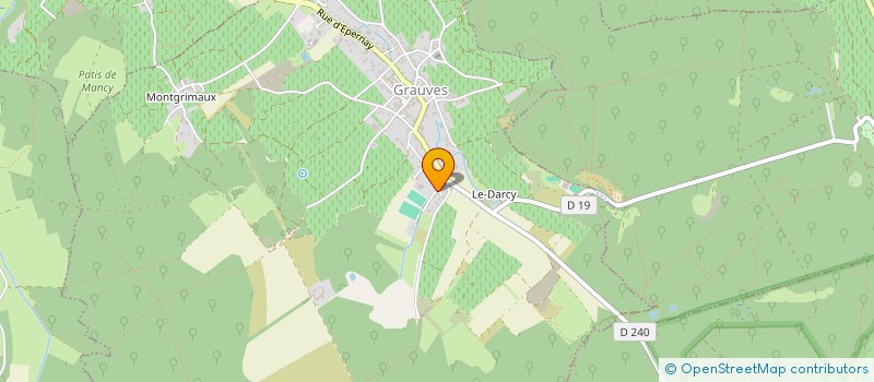 localisation de l'entreprise MONSIEUR JEROME JOBIN  GRAUVES