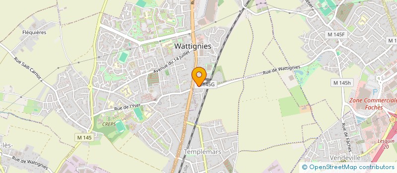 localisation de l'entreprise MONSIEUR JEROME JOLIBOIS  WATTIGNIES