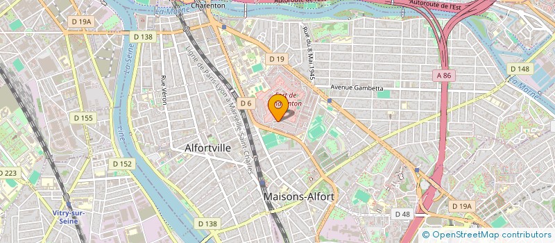 localisation de l'entreprise MONSIEUR JEROME JOLY  MAISONS-ALFORT