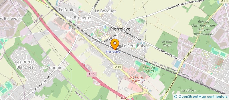 localisation de l'entreprise MONSIEUR JEROME JOSEPH  PIERRELAYE