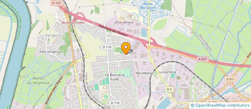 localisation de l'entreprise MONSIEUR JEROME JOSSEAU  ROCHEFORT