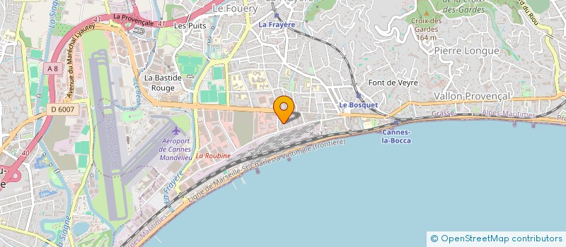 localisation de l'entreprise MONSIEUR JEROME JOULIN  CANNES