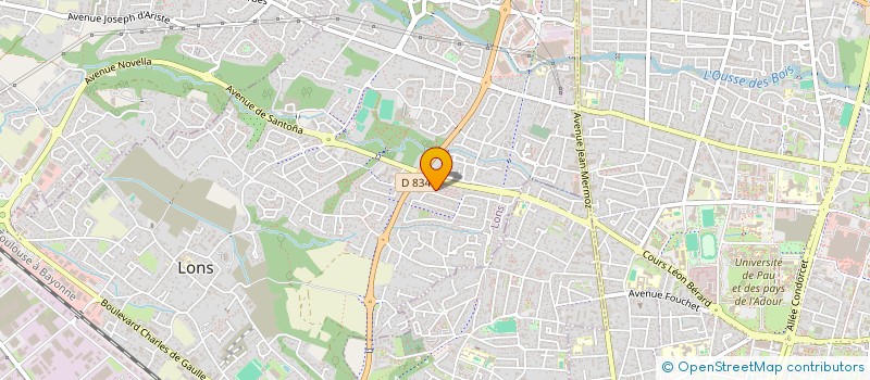 localisation de l'entreprise MONSIEUR JEROME JOURDAN  LONS