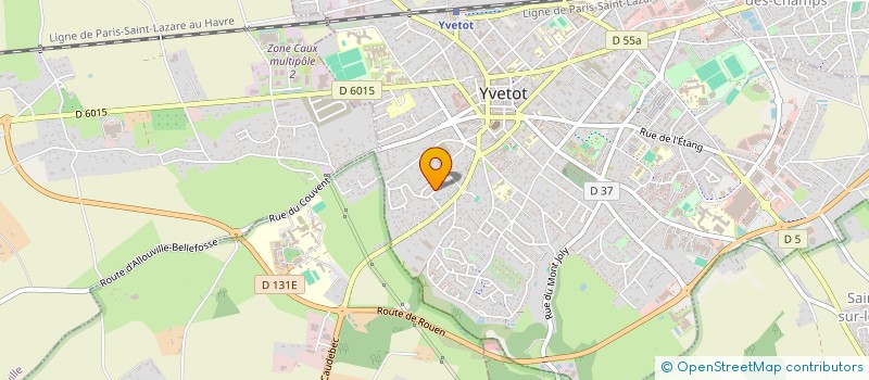 localisation de l'entreprise MONSIEUR JEROME JOUVE  YVETOT