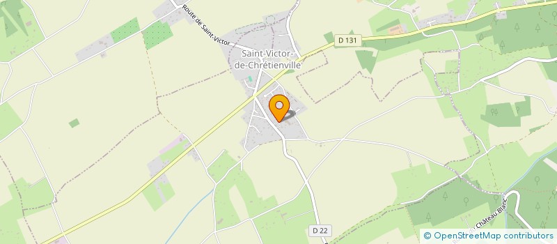 localisation de l'entreprise MONSIEUR JEROME JOUVEAUX  SAINT-VICTOR-DE-CHRETIENVILLE