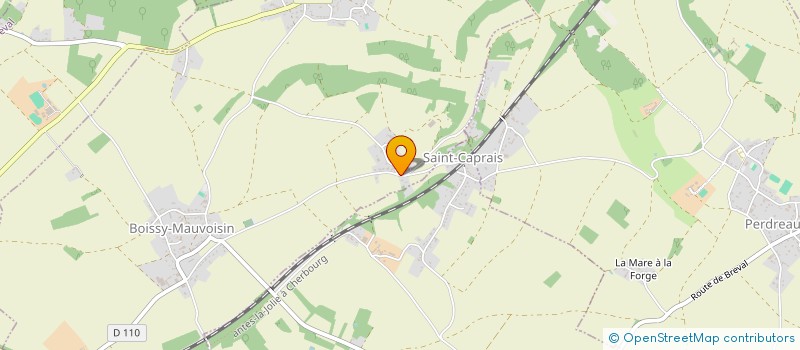 localisation de l'entreprise MONSIEUR JEROME JOUVEL  BOISSY-MAUVOISIN