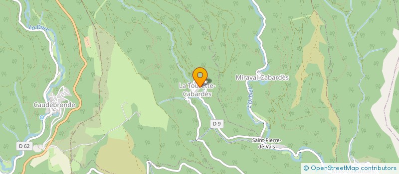 localisation de l'entreprise MONSIEUR JEROME JULIEN  LA TOURETTE-CABARDES