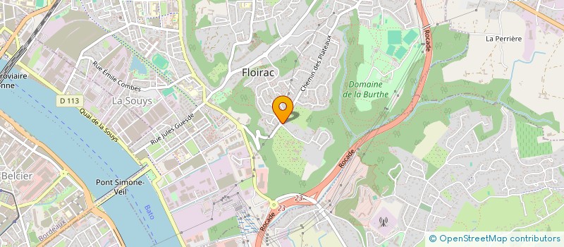 localisation de l'entreprise MONSIEUR JEROME JULIEN  FLOIRAC